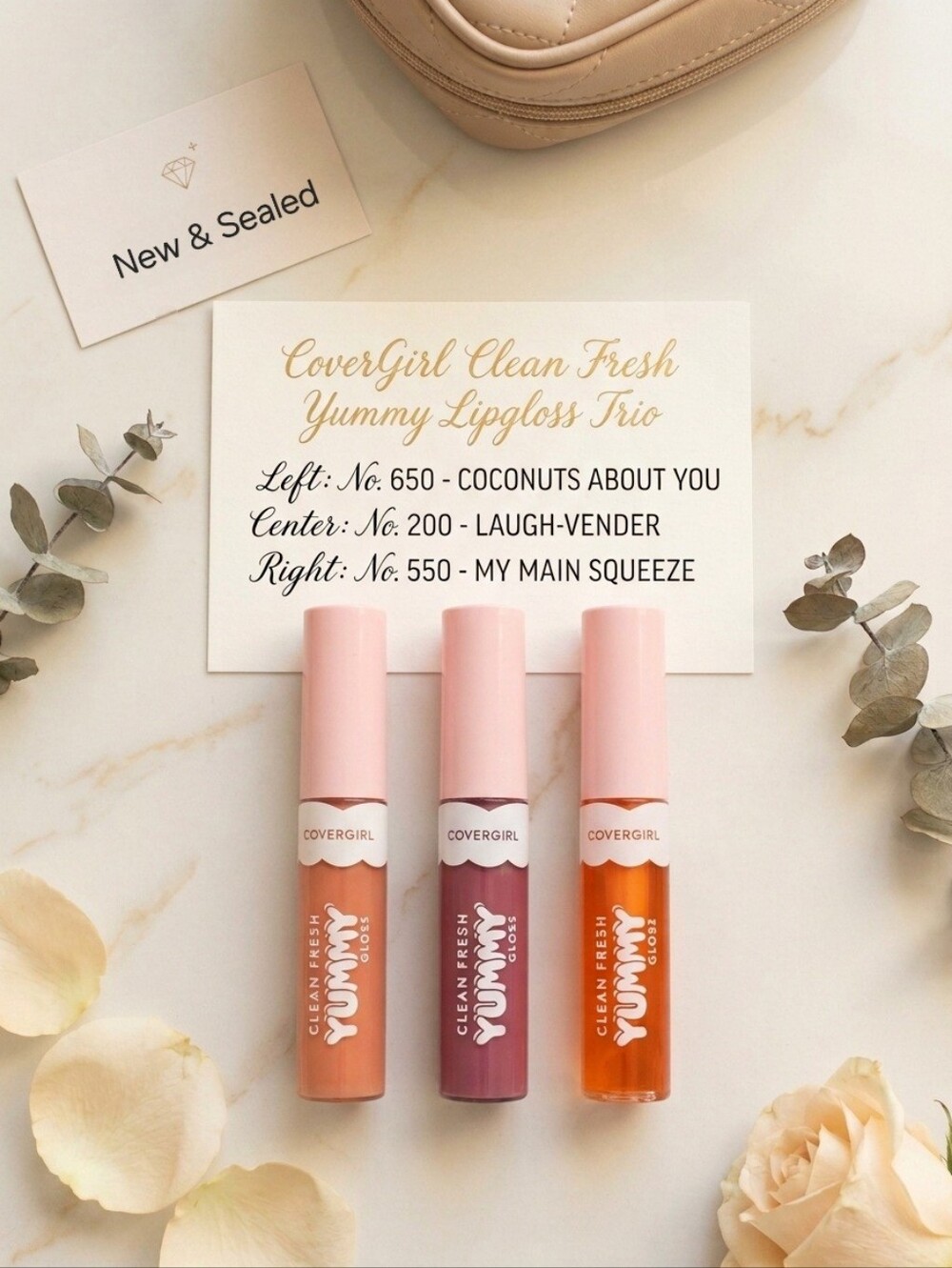 CoverGirl Clean Fresh Yummy Lipgloss Trio Set